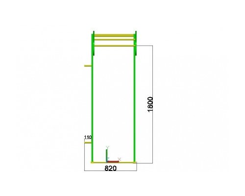Детский спортивный комплекс для дома ''Олимпик-Грибок'' с сеткой
